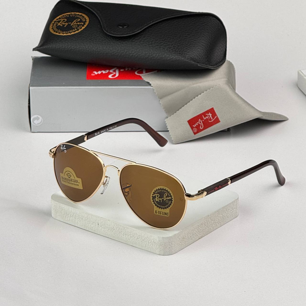 عینک خلبانی ریبن شیشه سنگ شیک و مدرن