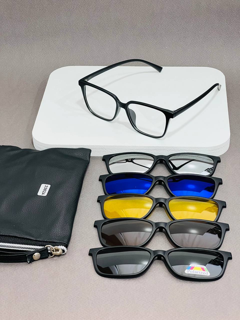 عینک مدل پنج کاور برای طبی/برای غیر طبی/ برای آقا و خانم کد2382 برند S.N.A